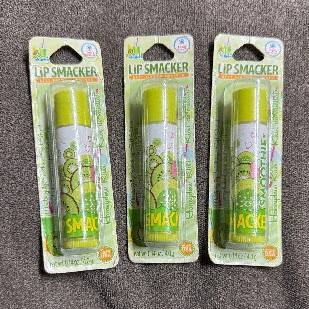 🥝🥝 Lip Smacker Smoothie Chillerz Honeydew Kiwi Lip Balms🥝🥝